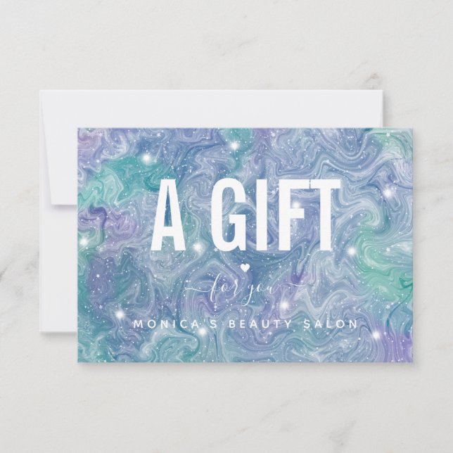 Abstract Cosmic Galaxy Universe Beauty Salon Glam  (Front)