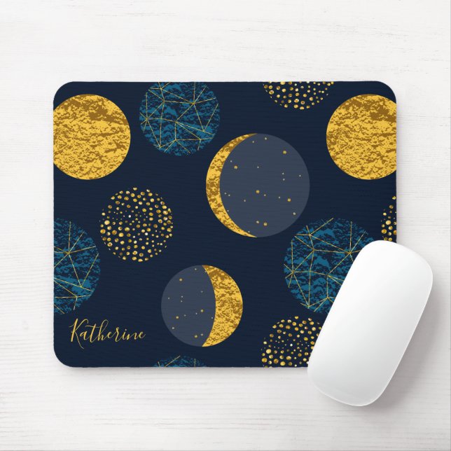 Abstract Cosmic Pattern Personalised Mouse Pad (With Mouse)