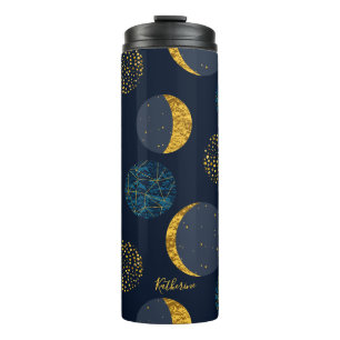 Abstract Cosmic Pattern Personalised Thermal Tumbler