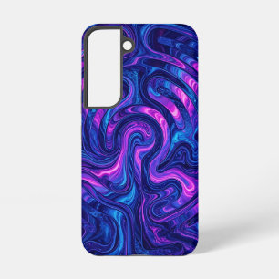 Abstract Cosmic Purple Labyrinth Samsung Cases