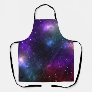 Abstract Cosmic Space Constellations Design Apron