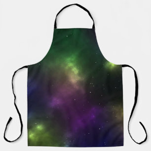 Abstract Cosmic Space Constellations Design Apron