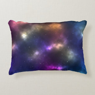 Abstract Cosmic Space Constellations Design Decorative Cushion