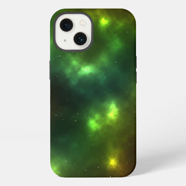 Abstract Cosmic Space Constellations Design iPhone Case (Back)