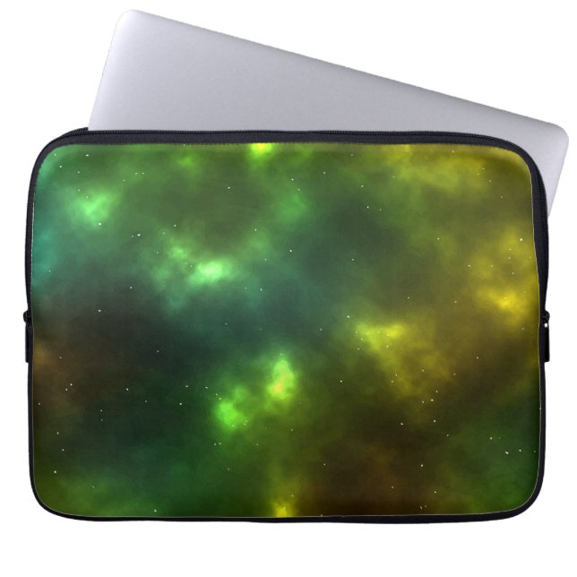 Abstract Cosmic Space Constellations Design Laptop Sleeve (Front)