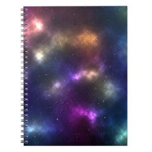 Abstract Cosmic Space Constellations Design Notebook