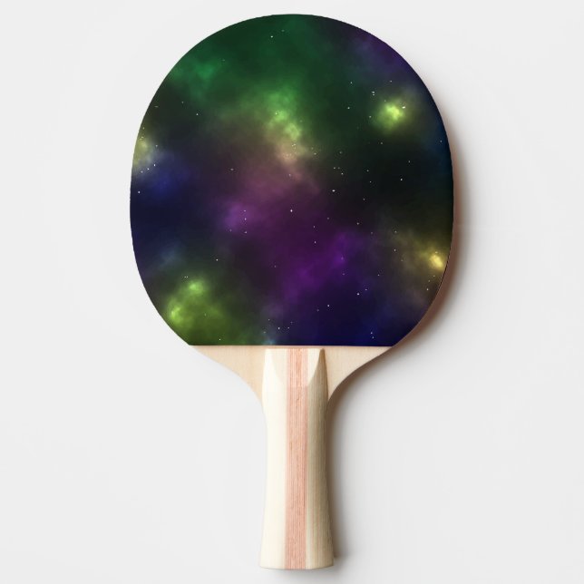 Abstract Cosmic Space Constellations Design Ping Pong Paddle (Front)