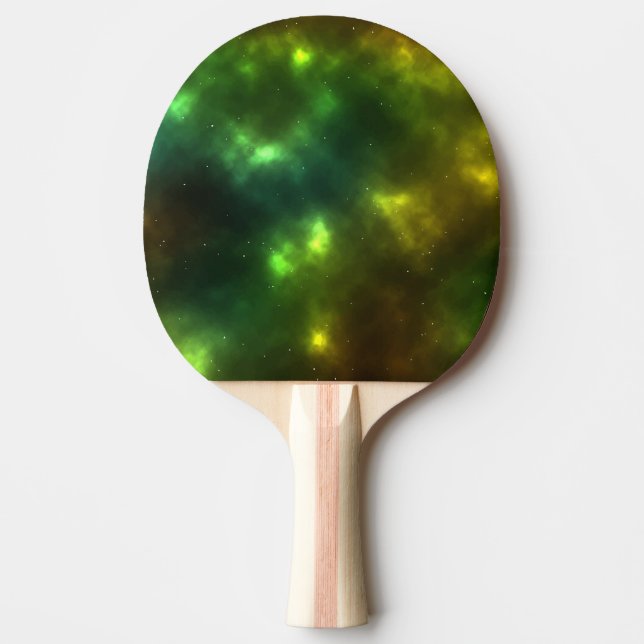 Abstract Cosmic Space Constellations Design Ping Pong Paddle (Front)