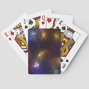 Abstract Cosmic Space Constellations Design Playing Cards