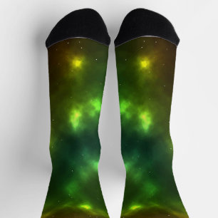Abstract Cosmic Space Constellations Design Socks