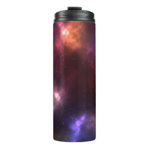 Abstract Cosmic Space Constellations Design Thermal Tumbler