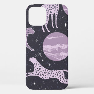 Abstract cosmos seamless pattern,galaxy background iPhone 12 case