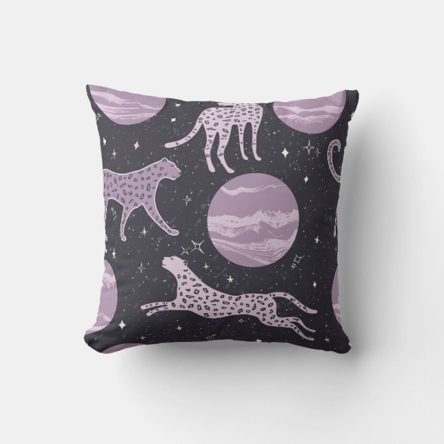 Abstract cosmos seamless pattern,galaxy background cushion (Front)