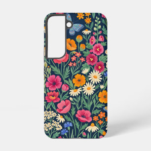 Abstract Cottagecore Wildflowers Samsung Cases