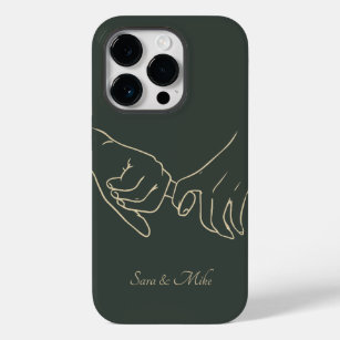 Abstract Couple Line Art , Boho Chic Case-Mate iPhone 14 Pro Case