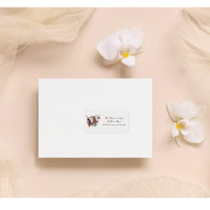 Abstract Cows, customisable Label