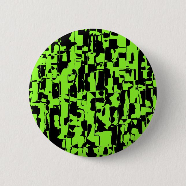 Abstract Crackle 6 Cm Round Badge (Front)