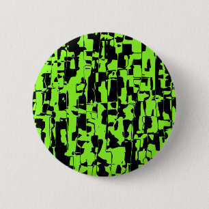 Abstract Crackle 6 Cm Round Badge
