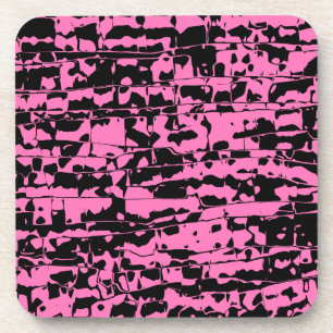 Abstract Crackle Coaster