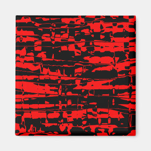 Abstract Crackle Magnet