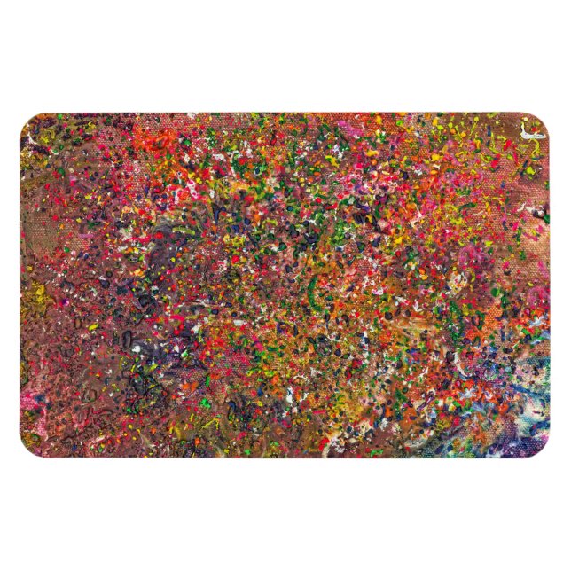 Abstract - Crayon - A Genuine Fiasco Magnet (Horizontal)