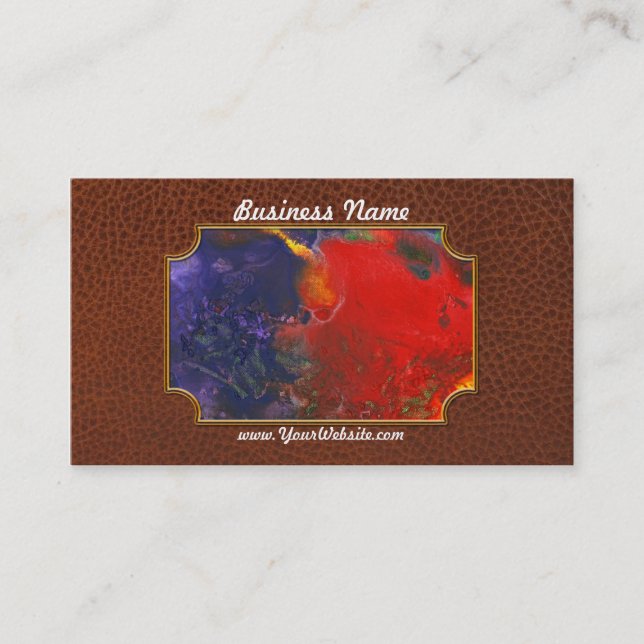 Abstract - Crayon - Andromeda Business Card (Front)