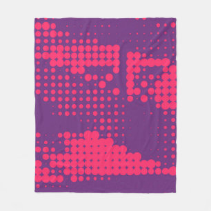 Abstract Creative concept comics pop art style bla Fleece Blanket