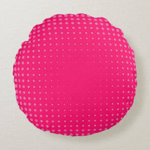 Abstract Creative concept comics pop art style bla Round Cushion