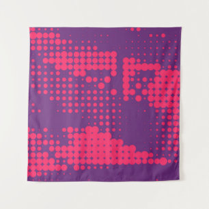 Abstract Creative concept comics pop art style bla Tapestry