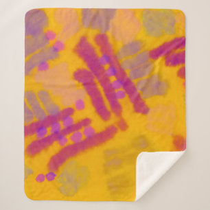 Abstract creative drawing. Autumn Color background Sherpa Blanket