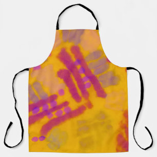 Abstract creative drawing. Autumn Colour backgroun Apron