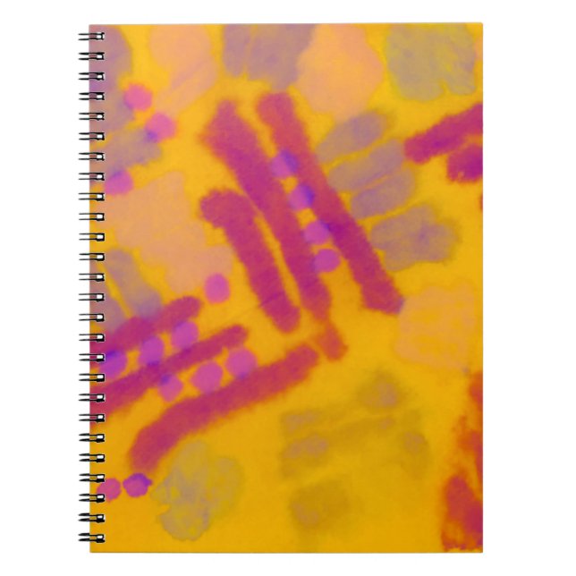 Abstract creative drawing. Autumn Colour backgroun Notebook (Front)