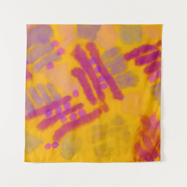 Abstract creative drawing. Autumn Colour backgroun Tapestry (Front)