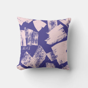 Abstract creative seamless pattern with brush stro cushion
