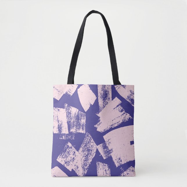 Abstract creative seamless pattern with brush stro tote bag (Front)