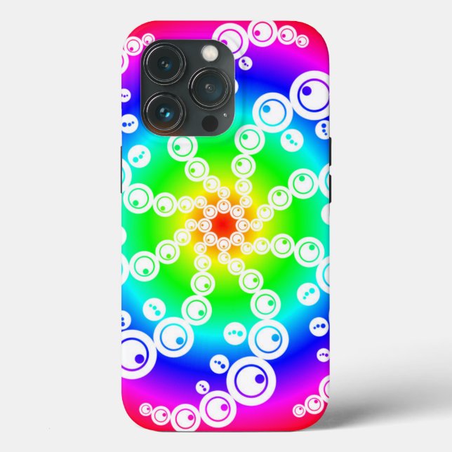 Abstract Crop Circle Case-Mate iPhone Case (Back)