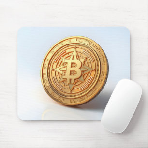 Abstract Crypto Token Mouse Pad