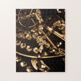 Abstract Crystal Chandelier Jigsaw Puzzle