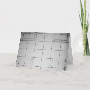 Abstract Cubes Card