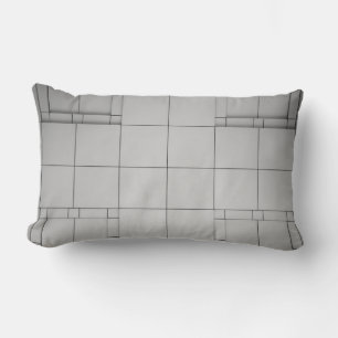 Abstract Cubes Lumbar Cushion