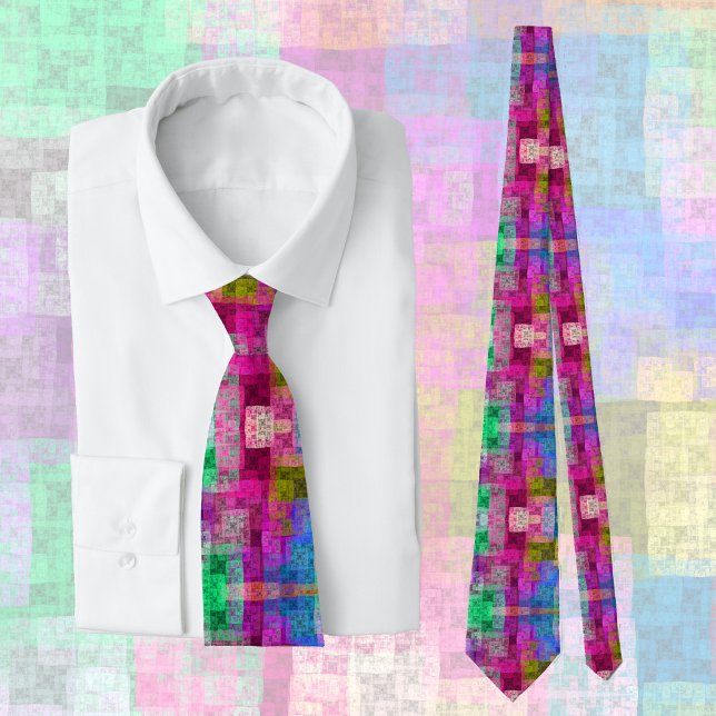 Abstract cubes tie (Creator Uploaded)