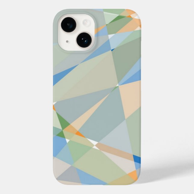 Abstract Cubism Mosaic Pattern Case-Mate iPhone Case (Back)
