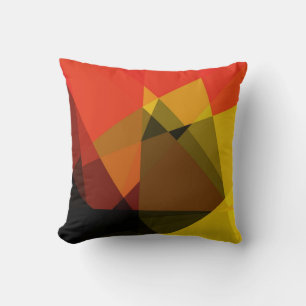 Abstract Cubism Pattern Cushion