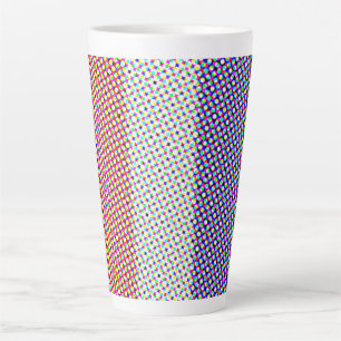 Abstract Cupioromantic Pride Flag Latte Mug
