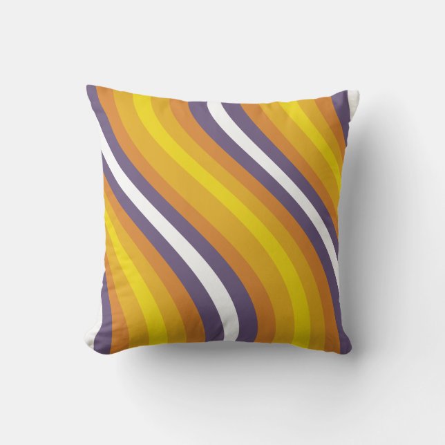 Abstract Curves Cushion (Front)