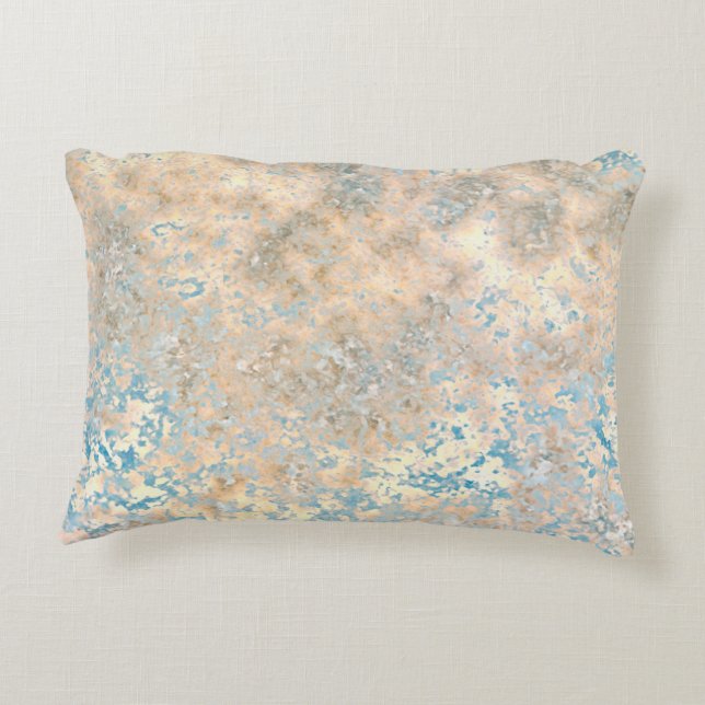 Abstract Custom Brushed Polyester Accent Pillow 16 (Back)