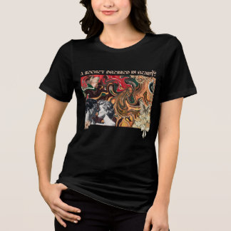 ABSTRACT CUSTOMISED PAINTING Tri-Blend SHIRT