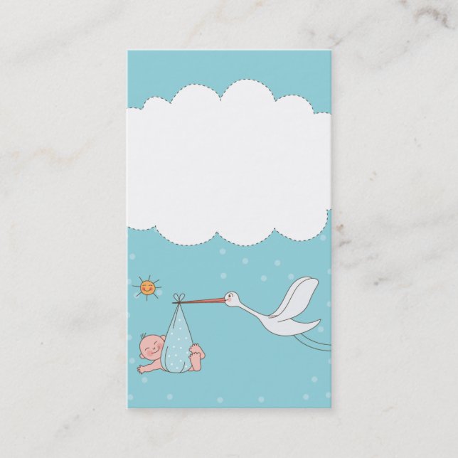abstract cute lovely fun business card template (Front)