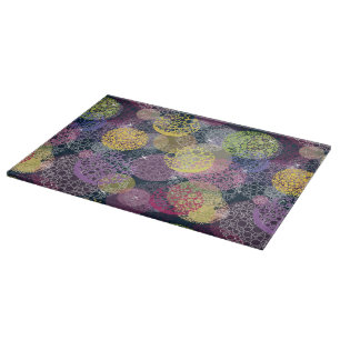 Abstract Cute Polka Dot Circle Cutting Board