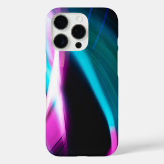 Abstract Cyan, Magenta & Black Dynamic iPhone Case